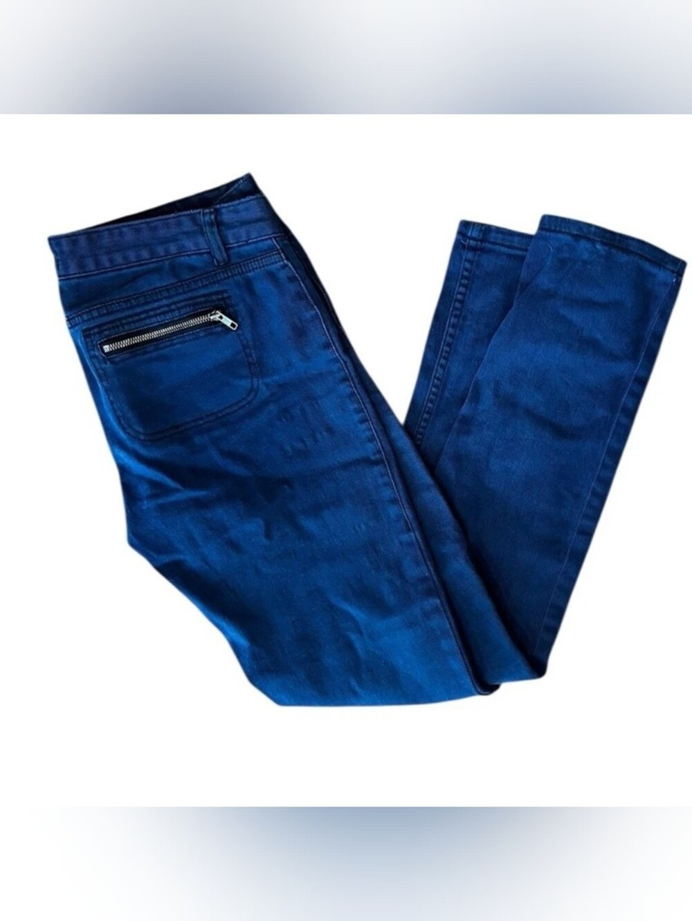 Kill City blue denim junkie vintage Y2K zipper pockets jeans-32